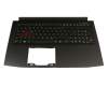 AM211000400 teclado incl. topcase original Acer DE (alemán) negro/negro con retroiluminacion