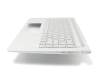 AM22R000300 teclado incl. topcase original HP DE (alemán) plateado/plateado con retroiluminacion