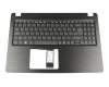 AM2CE000A00-SSH3 teclado incl. topcase original Acer DE (alemán) negro/negro