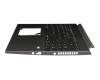 AM2K7000100 teclado incl. topcase original Acer DE (alemán) negro/negro con retroiluminacion