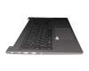 AM2XE000300HXN teclado incl. topcase original Lenovo DE (alemán) gris/canaso con retroiluminacion