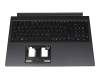 AM2Y2000500-SSH3 teclado incl. topcase original Acer DE (alemán) negro/negro con retroiluminacion