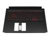 AM326000100 teclado incl. topcase original Acer CH (suiza) negro/rojo/negro con retroiluminacion GTX1650