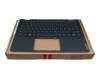 AM36T000200 teclado incl. topcase original Lenovo DE (alemán) azul/azul con retroiluminacion (Abyss Blue)