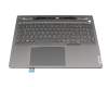 AM3AA000 teclado incl. topcase original Lenovo DE (alemán) gris/canaso con retroiluminacion