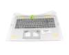 AM3UI000500 teclado incl. topcase original Acer DE (alemán) negro/plateado