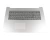 AP1430003X0 teclado incl. topcase original Lenovo DE (alemán) gris/plateado