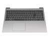 AP1E1000300 teclado incl. topcase original Lenovo FR (francés) gris/plateado