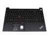 AP1HK000E00 teclado incl. topcase original Lenovo DE (alemán) negro/negro con retroiluminacion y mouse stick