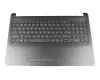 AP204000611 teclado incl. topcase original HP DE (alemán) negro/negro (wave)