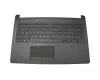 AP204000E00 teclado incl. topcase original HP DE (alemán) negro/negro (diamond)