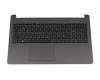 AP204000E20 teclado incl. topcase original HP DE (alemán) negro/canaso