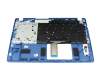 AP2MB000121 teclado incl. topcase original Acer DE (alemán) negro/azul