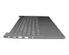 AP2XE000H00 teclado incl. topcase original Lenovo DE (alemán) gris oscuro/canaso