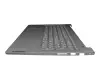 AP2XE000H00 teclado incl. topcase original Lenovo DE (alemán) gris oscuro/canaso