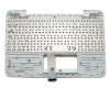 ASM15C16D0-9201 teclado incl. topcase original Chicony DE (alemán) blanco/verde