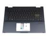 ASM19G56D0JH182 teclado original Asus DE (alemán) negro con retroiluminacion