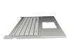 ASM22G8 teclado incl. topcase original Asus DE (alemán) gris/plateado