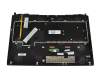 Alternativa para 13NB00M1AM0221 teclado incl. topcase original Asus DE (alemán) negro/negro con retroiluminacion