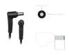 Alternativa para ADP-120RH BB cargador Delta Electronics 120 vatios redondeado de Chicony