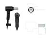Asus M1502QA original cargador 65 vatios EU wallplug normal