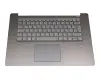 B00KCT10 teclado incl. topcase original Lenovo DE (alemán) gris/canaso con retroiluminacion