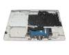 BJUXA015WH300L teclado incl. topcase original HP SF (suiza-francés) plateado/plateado con retroiluminacion