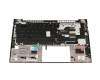 BKFMF045WIN0MX teclado incl. topcase original HP DE (alemán) negro/plateado con retroiluminacion