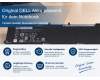 Batería 97Wh original 6 células (GPM03/6GTPY) para Dell XPS 15 (9570)