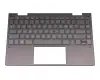 C6NB3H teclado incl. topcase original HP DE (alemán) negro/negro con retroiluminacion