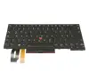 CM85 teclado original Lenovo DE (alemán) negro/negro con retroiluminacion y mouse-stick