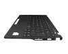 CP822314-01 teclado incl. topcase original Fujitsu US (Inglés) negro/negro con retroiluminacion