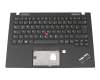 CS19BL-85D0 teclado incl. topcase original Lenovo DE (alemán) negro/negro con retroiluminacion y mouse stick WWAN