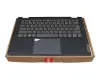 CZ22N02X0 teclado incl. topcase original Lenovo US (Inglés) gris/azul con retroiluminacion