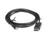 Cable de datos-/carga Mini-DisplayPort negro 2,00m para Lenovo ThinkPad T540p (20BF/20BE)