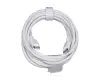 Cable de datos-/carga USB-C blanco 1,80m (USB 2.0 Type C to C; 20V 3.3A) para Huawei MateBook D 14 (2020)