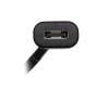Cable de datos-/carga USB-C negro 0,18m para Lenovo ThinkPad X1 Carbon G10 (21CB)