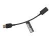 Cable de datos-/carga USB-C negro 0,18m para Lenovo ThinkPad X1 Extreme Gen 4 (20Y5/20Y6)