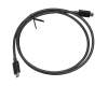 Cable de datos-/carga USB-C negro 1,10m 3.1 para Asus XG16AHP