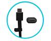 Cargador USB-C 45 vatios EU wallplug original para Asus Chromebook 14 C424MA