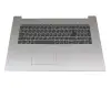 DG721-HDD-FFC teclado incl. topcase original Lenovo FR (francés) gris/plateado con retroiluminacion (Platinum Grey)