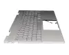 DJM20A11S001013 teclado incl. topcase original HP DE (alemán) plateado/plateado con retroiluminacion (DSC Grafik)