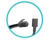 Dell Pro 14 Premium (PA14250) original GaN-cargador USB-C 100 vatios redondeado
