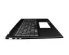 E2P-59101XX-TA2 teclado incl. topcase original MSI DE (alemán) negro/negro con retroiluminacion