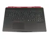 E2P-6P10213-TA2 teclado incl. topcase original MSI DE (alemán) negro/negro con retroiluminacion