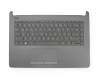 EA0P1008020-2 teclado incl. topcase original HP DE (alemán) negro/negro wave