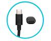 EAY65895901 cargador USB-C original LG 65 vatios redondeado