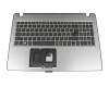 EAZAB003010 teclado incl. topcase original Acer CH (suiza) negro/plateado