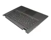ET173000100 teclado incl. topcase original Lenovo DE (alemán) gris/canaso con retroiluminacion