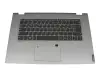 ET2G9000200 teclado incl. topcase original Lenovo DE (alemán) gris/plateado